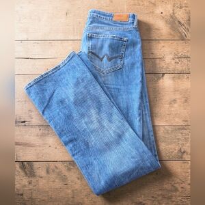 Le Temps Des Cerises Leoni Candiani Demi Jeans Womens 26 French Denim